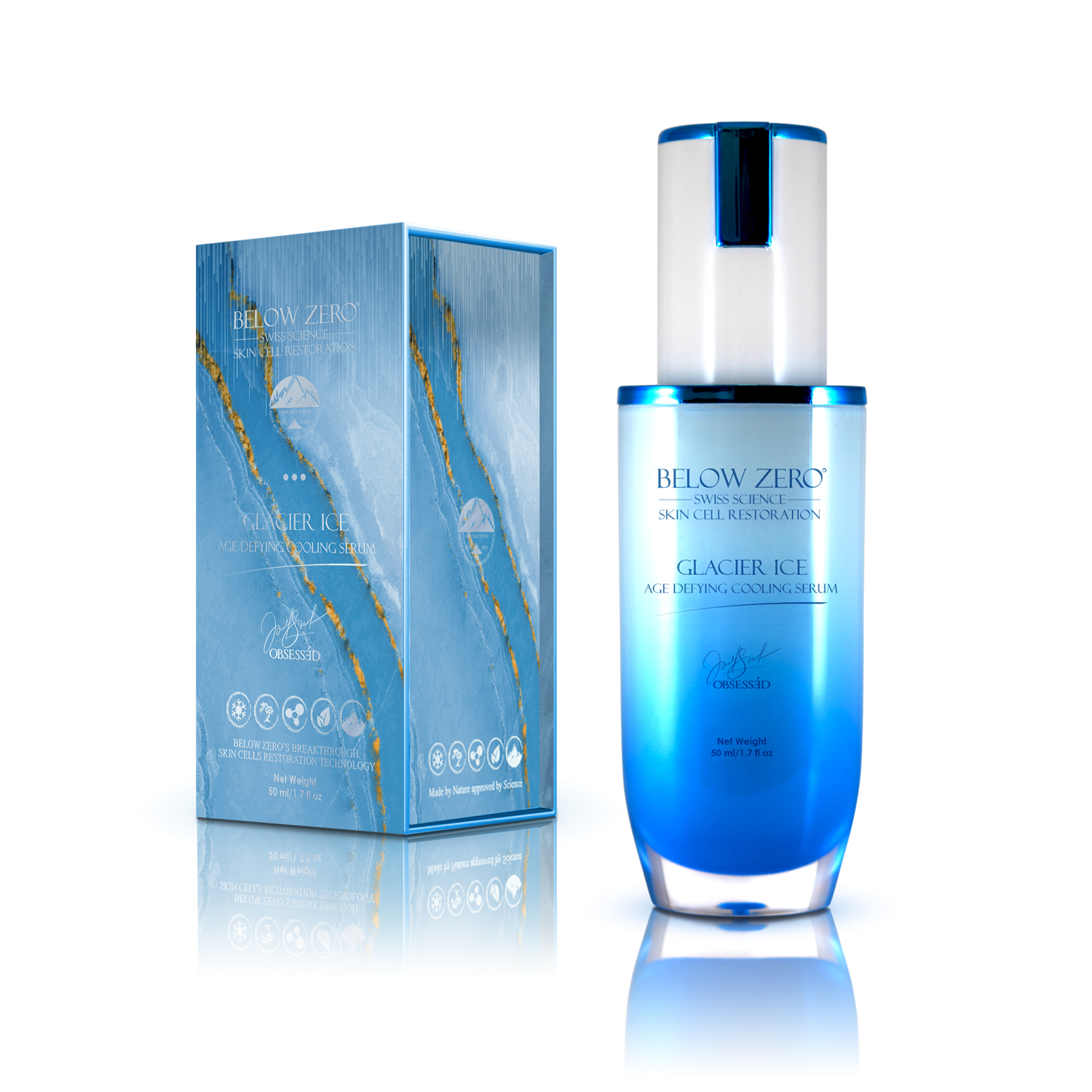 Below Zero Glacier Ice Age Defying Cooling Serum